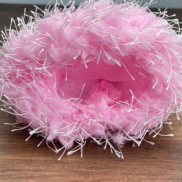 BARBIE Doll Fashion Glitter Spaghetti Strap Pink Dress Puffy Fluffy Gown Bow - Picture 7 of 7